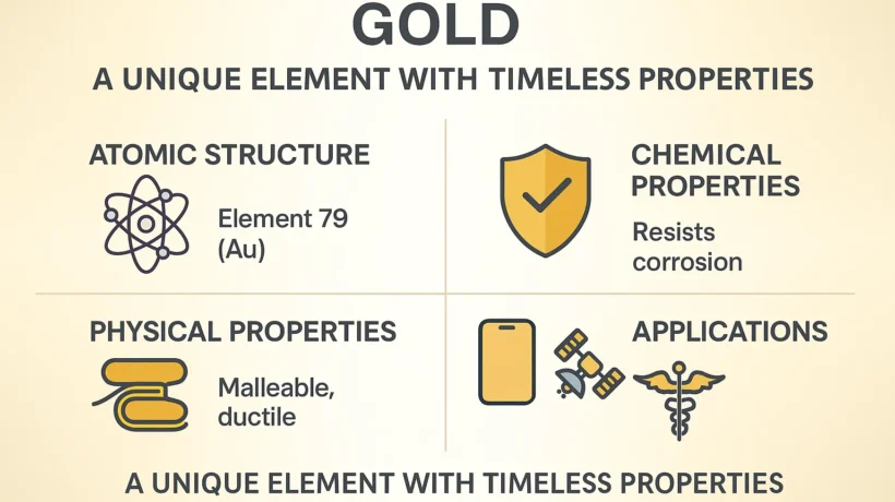 Chemical and Physical Properties of Gold – A Scientific Study
