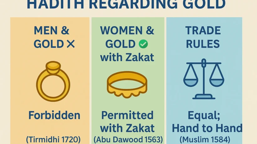 Hadith Regarding Gold – Rules and Teachings