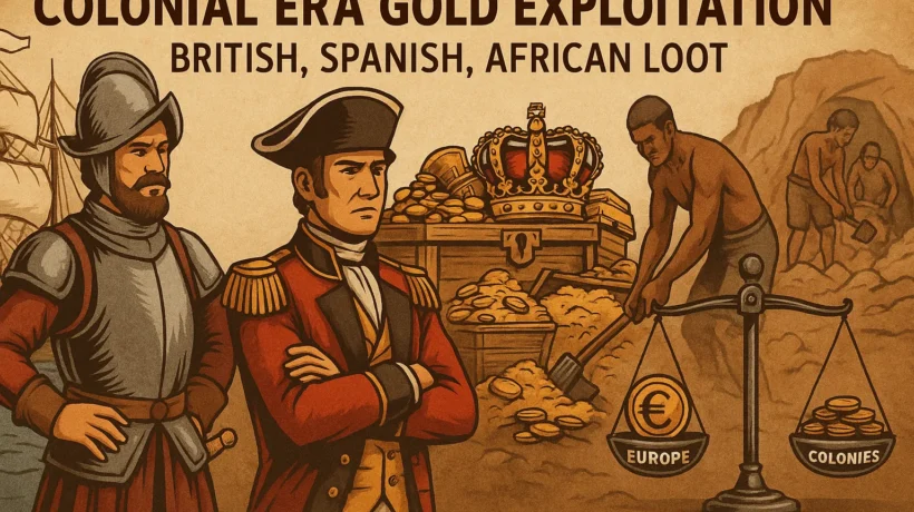 Colonial Era Gold Exploitation – British, Spanish, African Loot