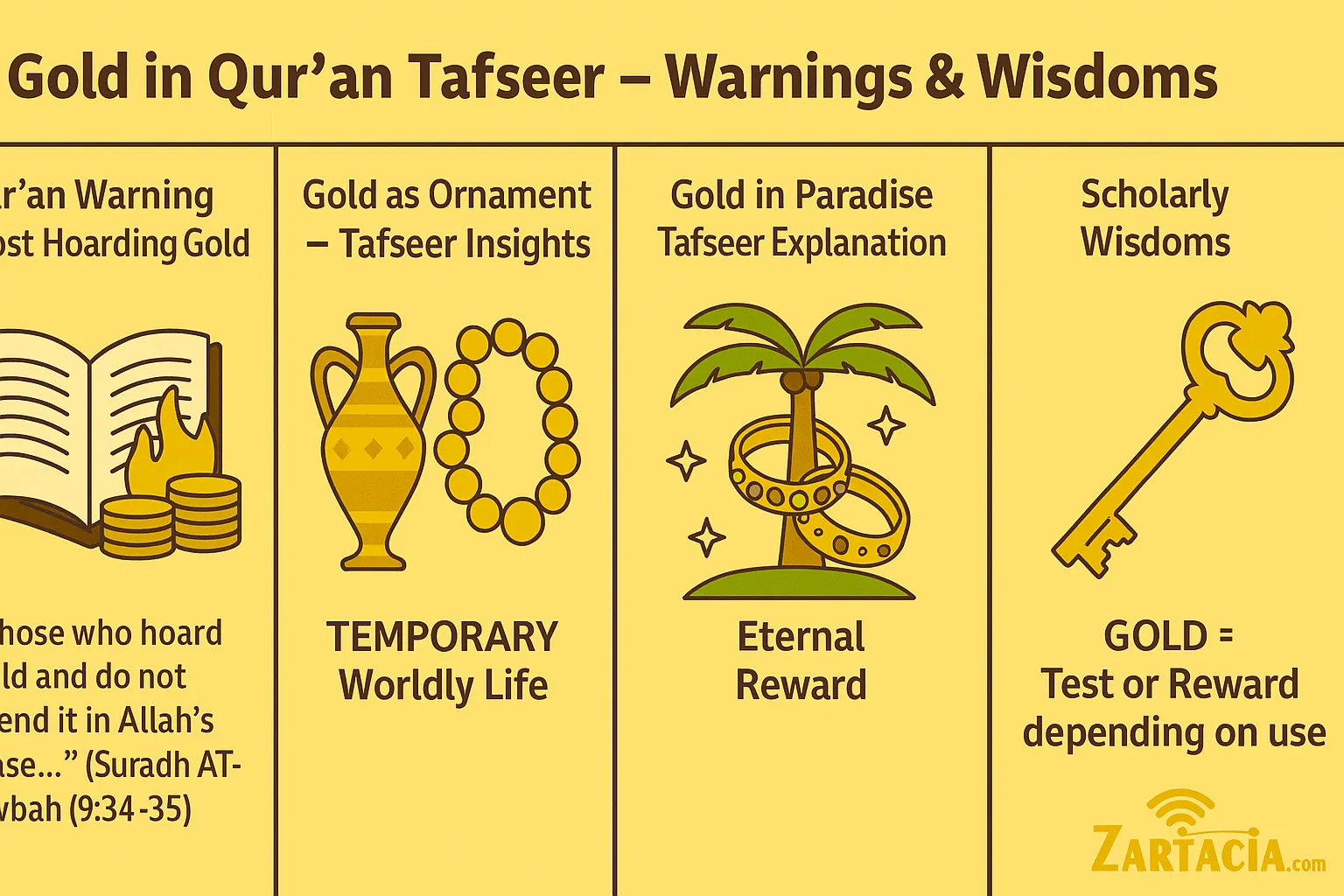 Gold in Qur’an Tafseer – Warnings & Wisdoms
