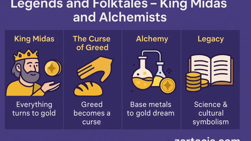 Legends and Folktales – King Midas and Alchemists