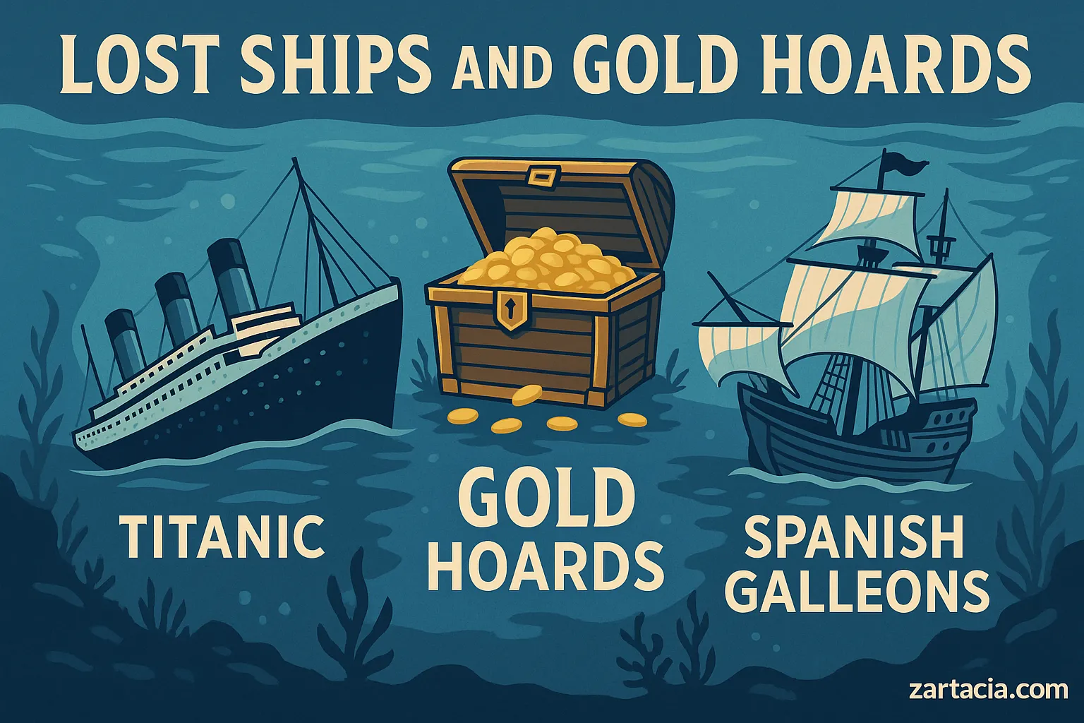 Lost Ships and Gold Hoards – Titanic, Spanish Galleons