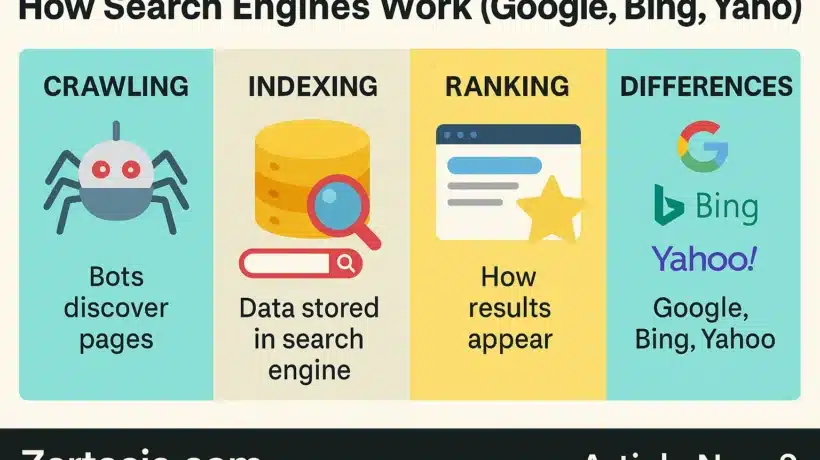 How Search Engines Work (Google, Bing, Yahoo)