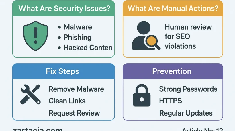 Security Issues and Manual Actions in Google Search Console (Class 12)