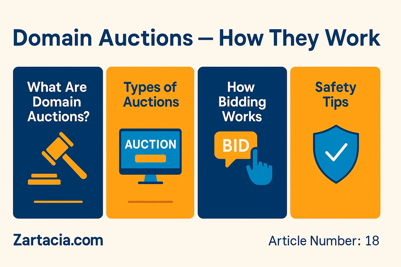 Domain Auctions – How They Work